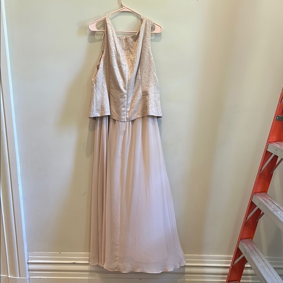 Alex Evenings Elegant Beige Maxi Dress - Picture 3 of 4